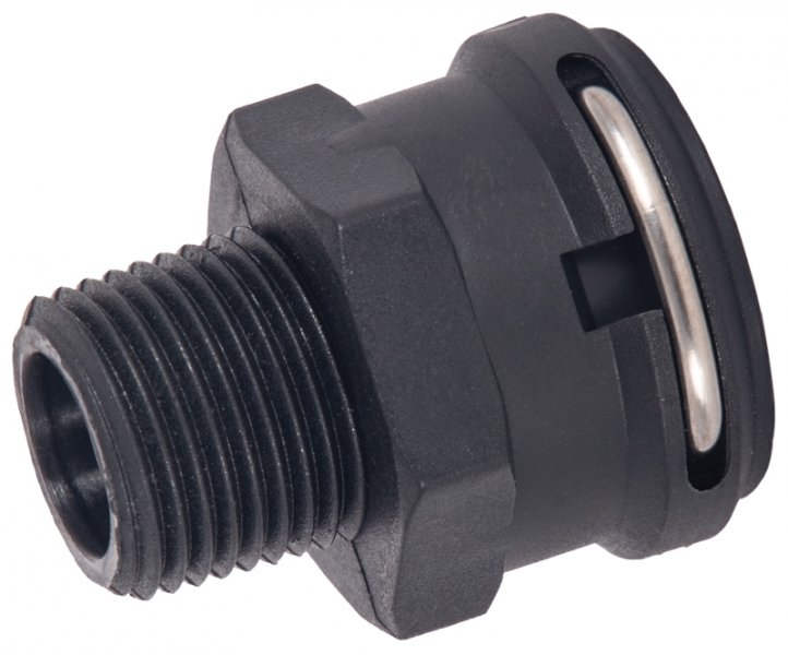 Everflo Port Adaptor Quick Connect F x 3/8 NPT M
